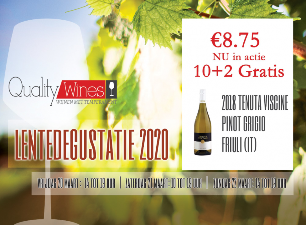2018 Tenuta VISCINE Pinot Grigio – Friuli