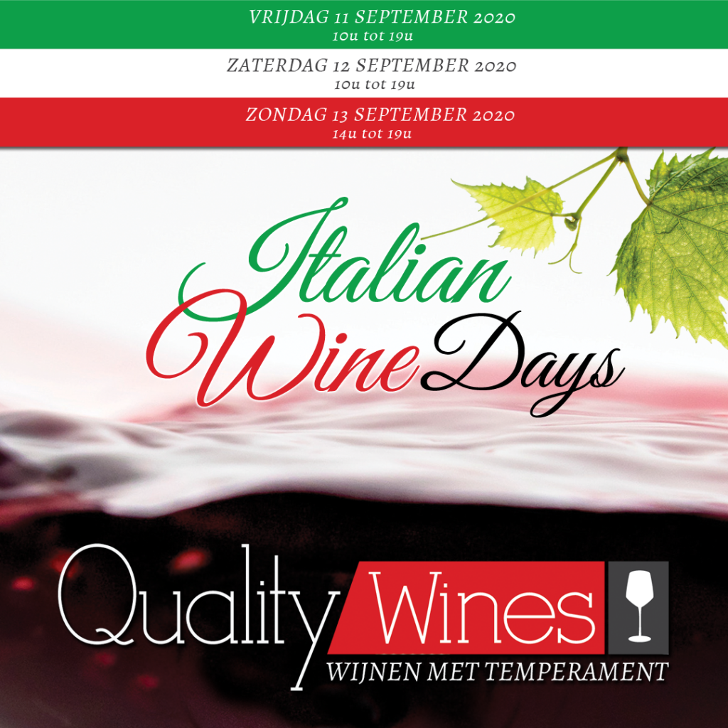 Italian Wine Days quality wines veurne